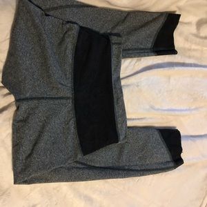 Lululemon crops with mesh detail